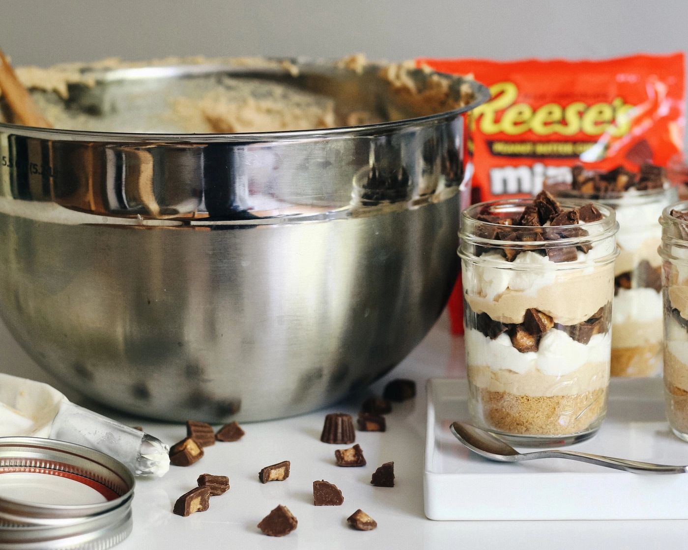 Daenereeses Peanut Butter Cheesecake Parfaits