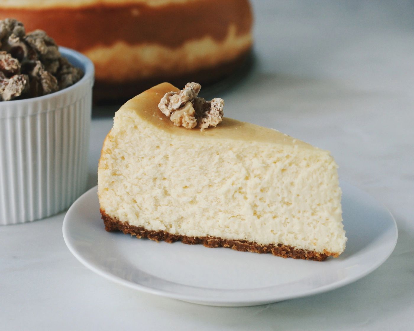 north of the maple wallnut cheesecake