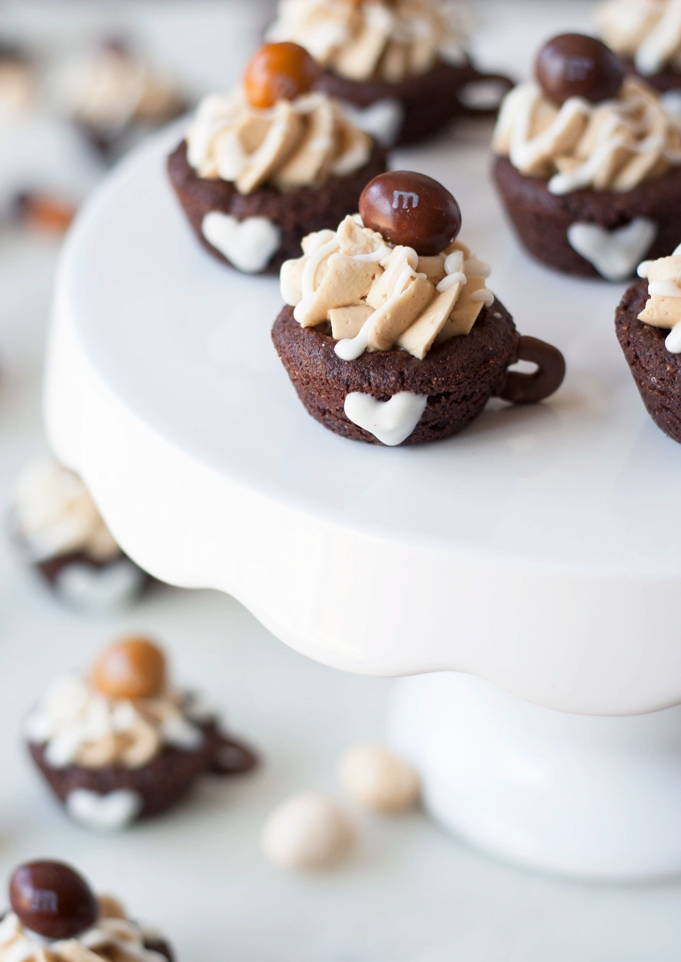 coffee nut m&m's espresso brownie mugs