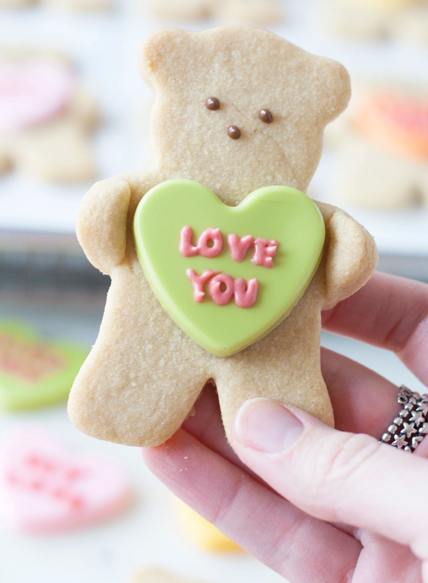 conversation heart bears