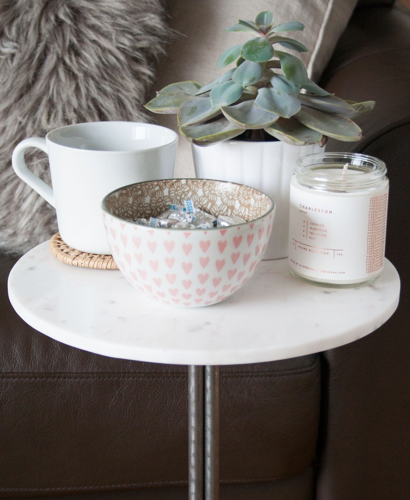 diy marble accent table