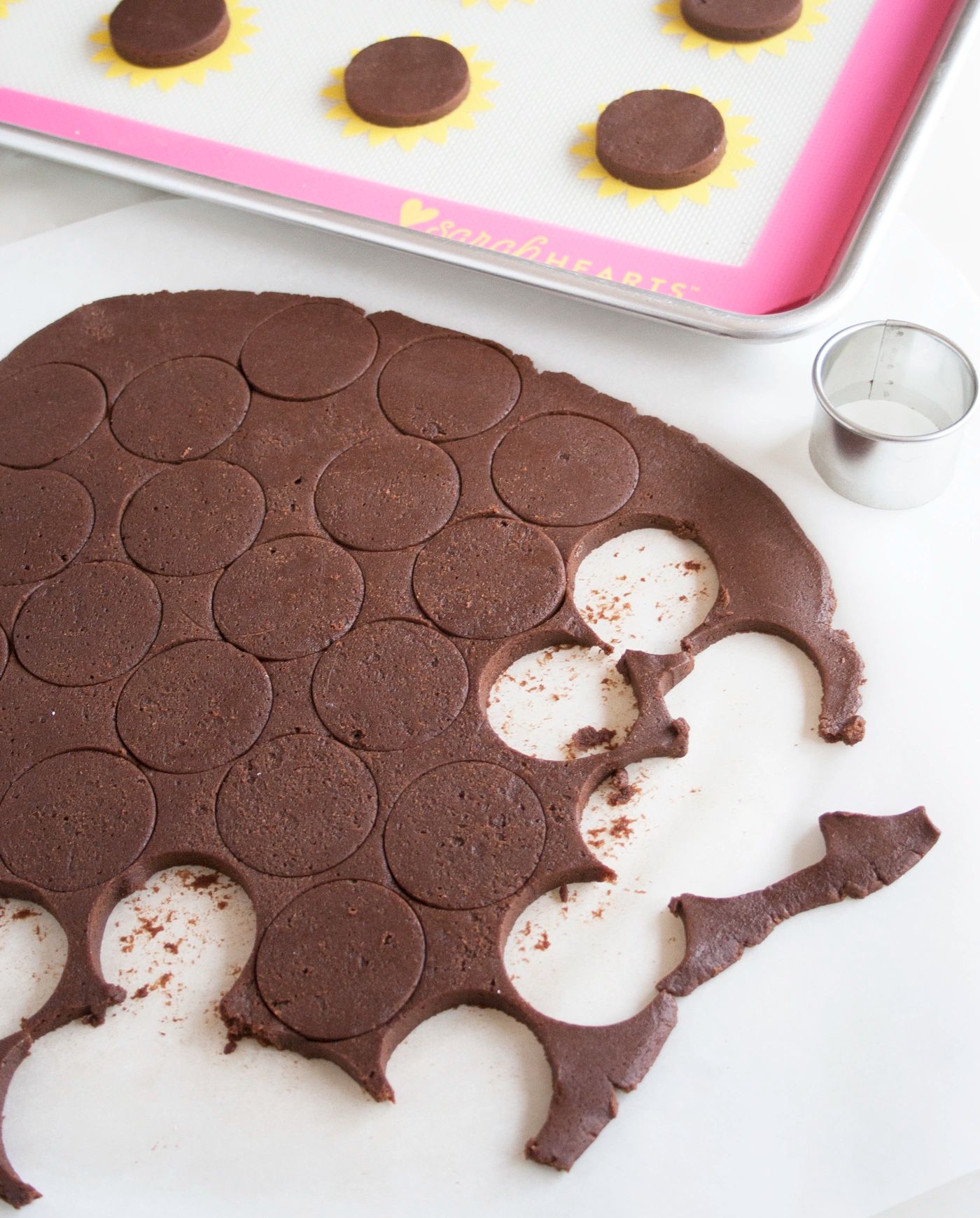 homemade peanut butter oreos