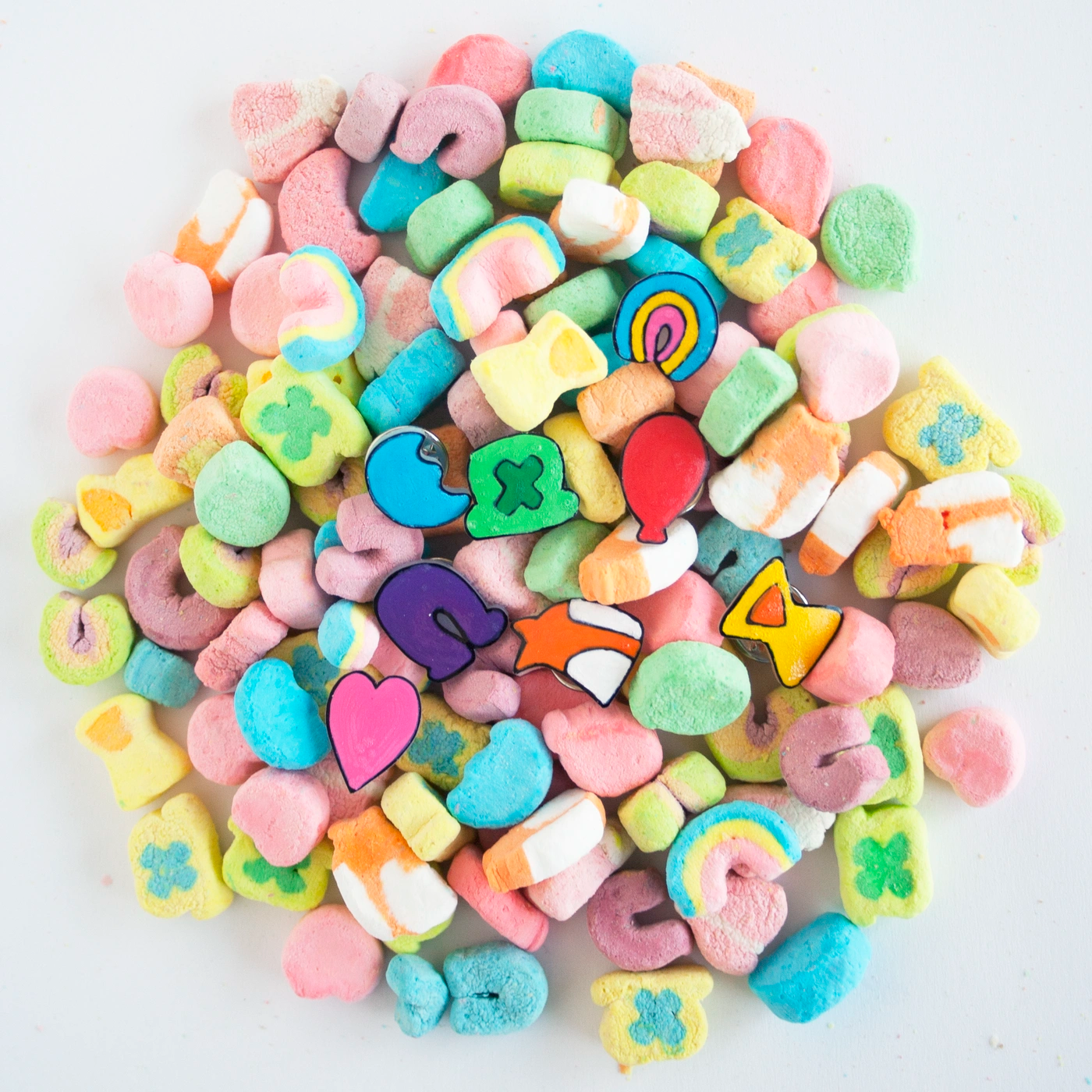 DIY Lucky Charms Pins | Sarah Makes Stuff