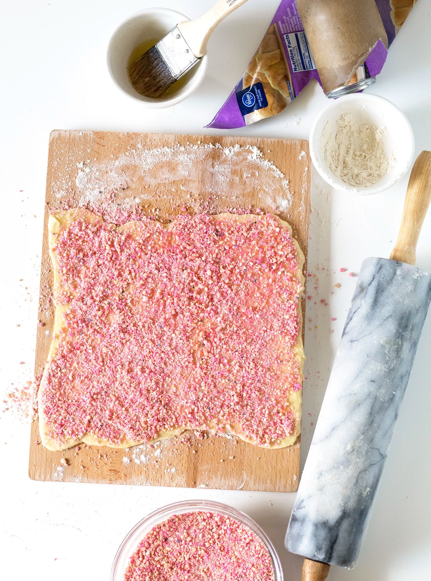 Circus Animal Cookie Rolls