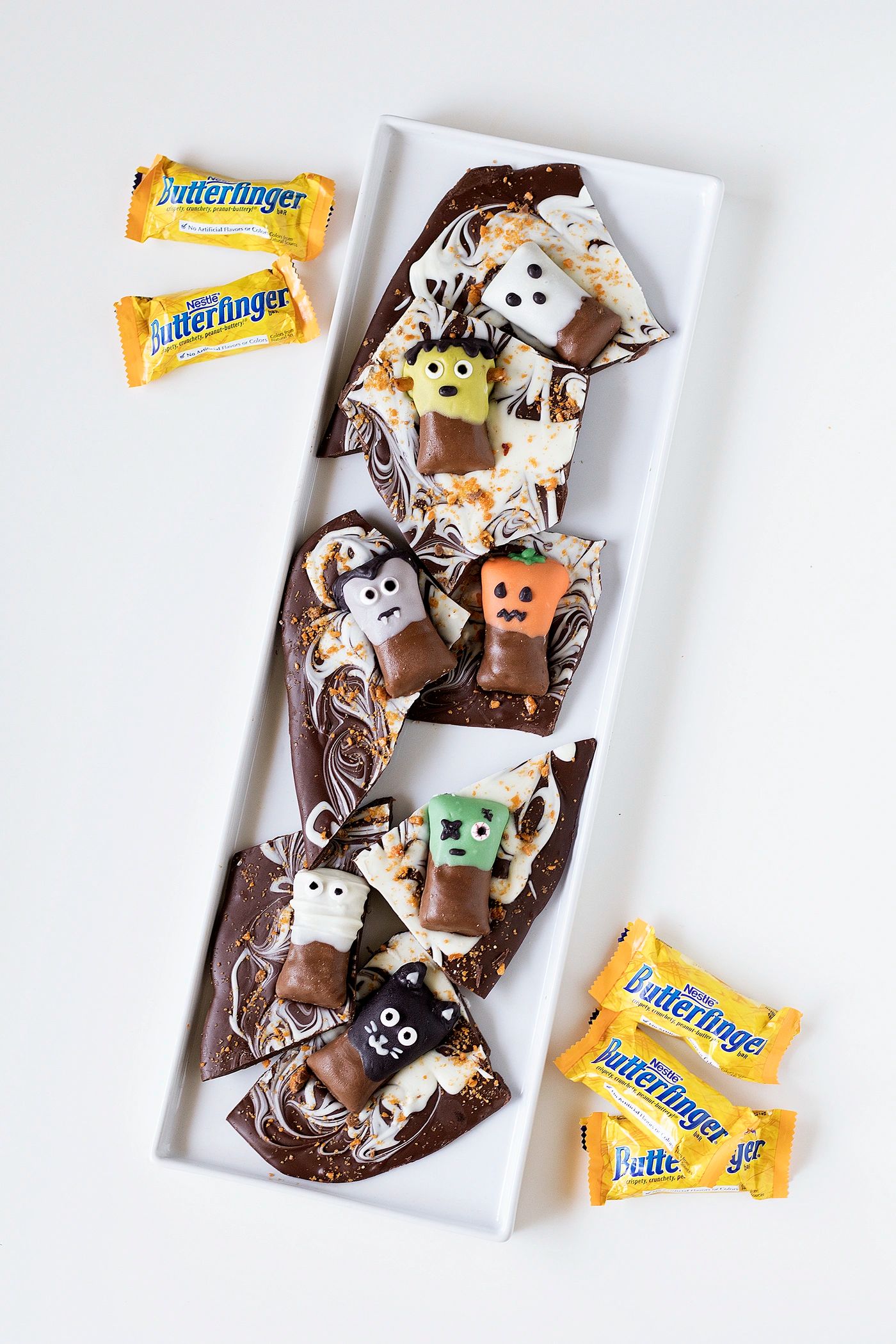 Halloween Butterfinger Bark