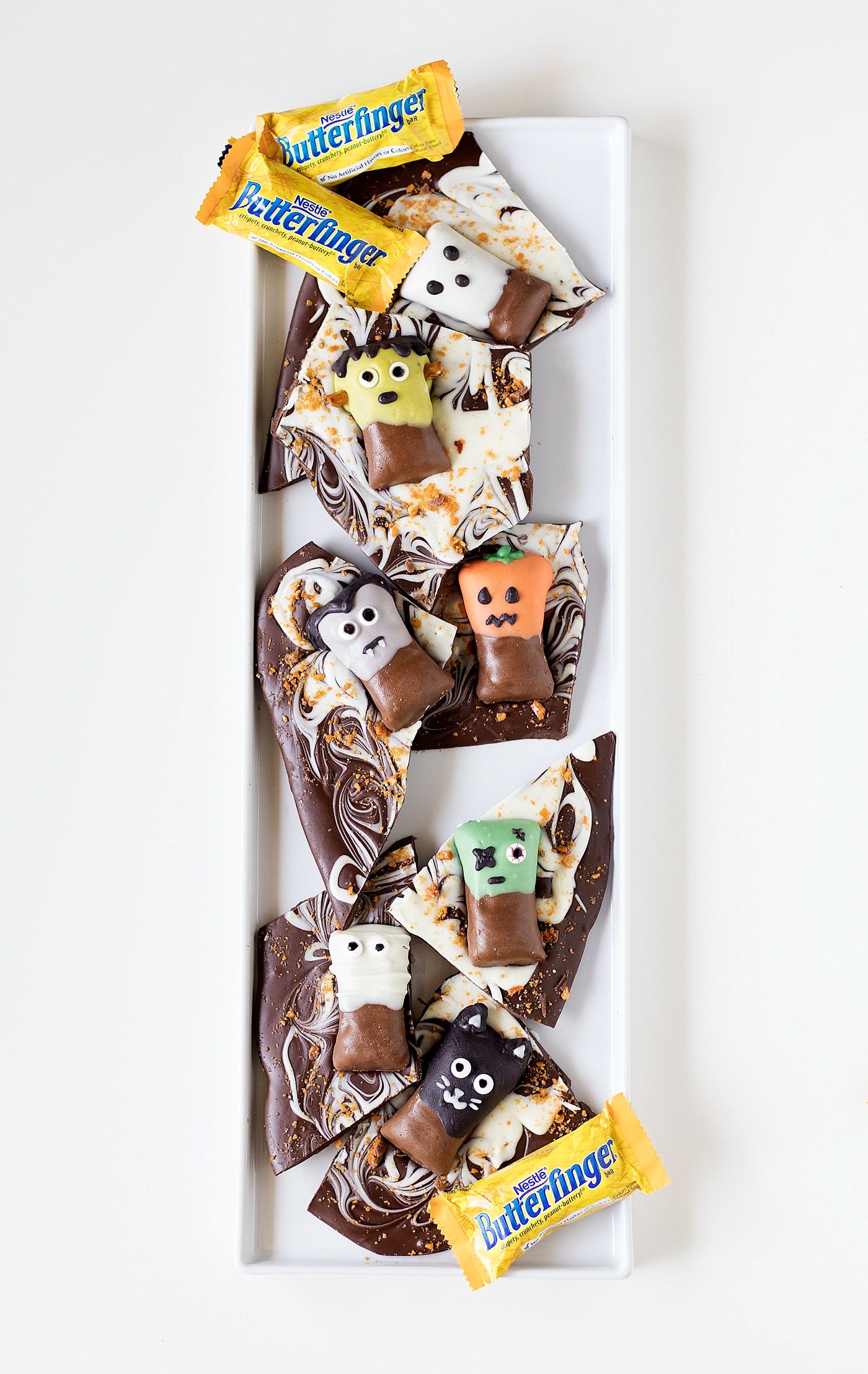 Halloween Butterfinger Bark